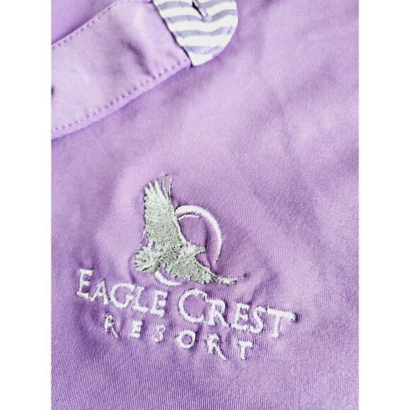 FootJoy FJ Performance Stretch Golf Polo Shirt Size Large Purple Solid Men's - Picture 5 of 8